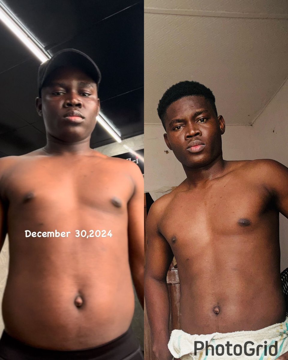 shredwithQpid's tweet photo. This was my client.
30 days apart.
He did not starve himself.
He did not cut out his favourite foods.
He did not spend hours in the gym.
He just ate the right amount and walked every day.
Here is exactly how to get from where he was to where he is now in 30 days.
Thread: https://t.co/ouSuqs6kRr