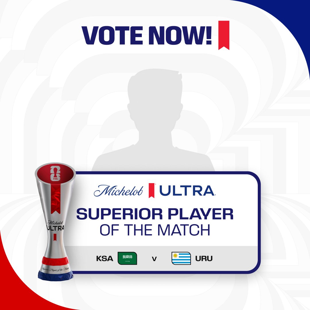 FIFAWorldCup's tweet photo. Who gets your vote for the @MichelobUltra Superior Player Of The Match? 👑

#FIFAWorldCup #SuperiorPOTM