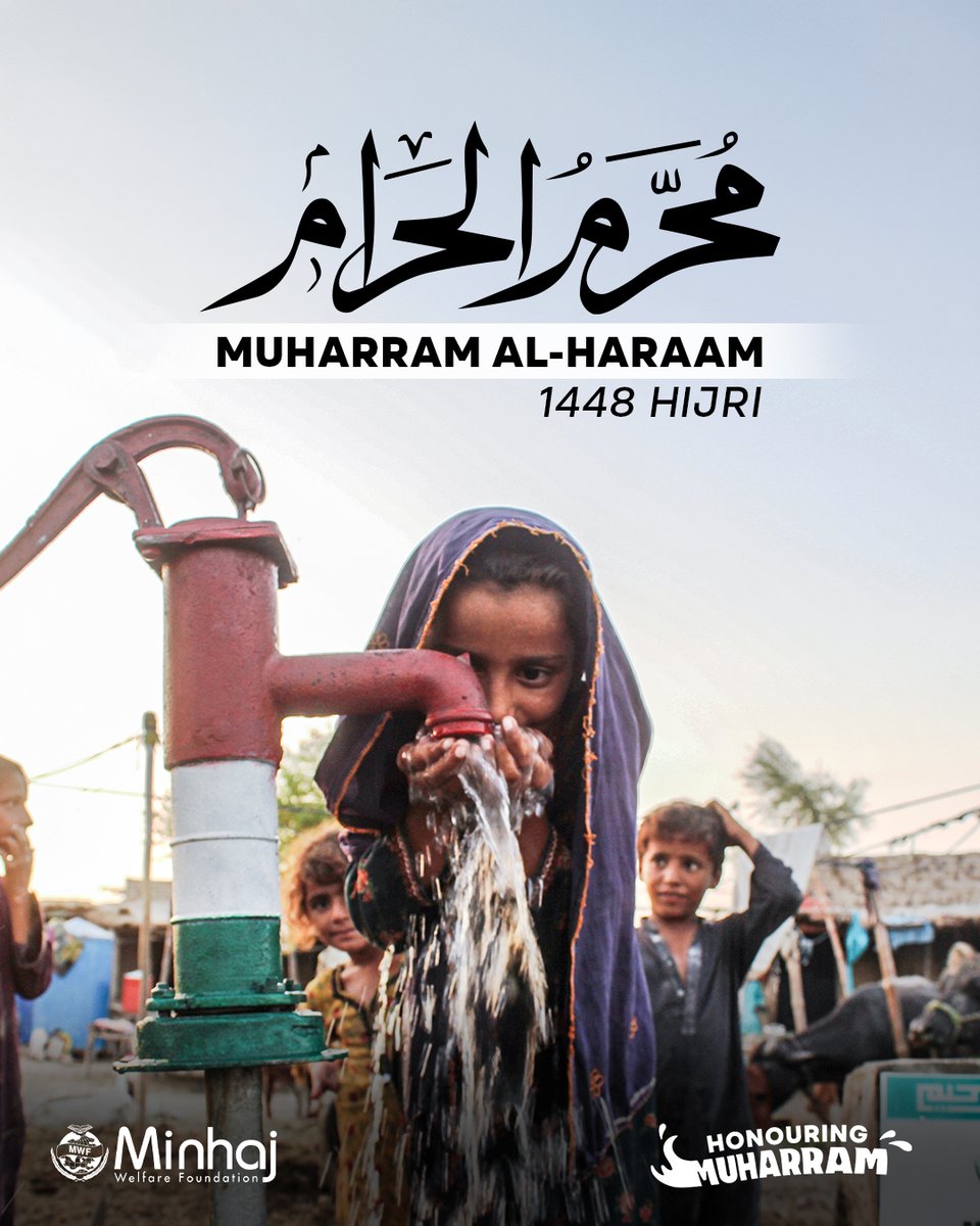 MinhajWelfareCA's tweet photo. 💧 This Muharram, remember the thirst of Karbala.

🚰 Help provide clean water to communities in need and honour the legacy of Imam Hussain (AS).

💰 Donate today.

🔗 https://t.co/swXQzxz0QV

#MWF #WaterForAll #Muharram #CleanWater https://t.co/7pFdbEchHx