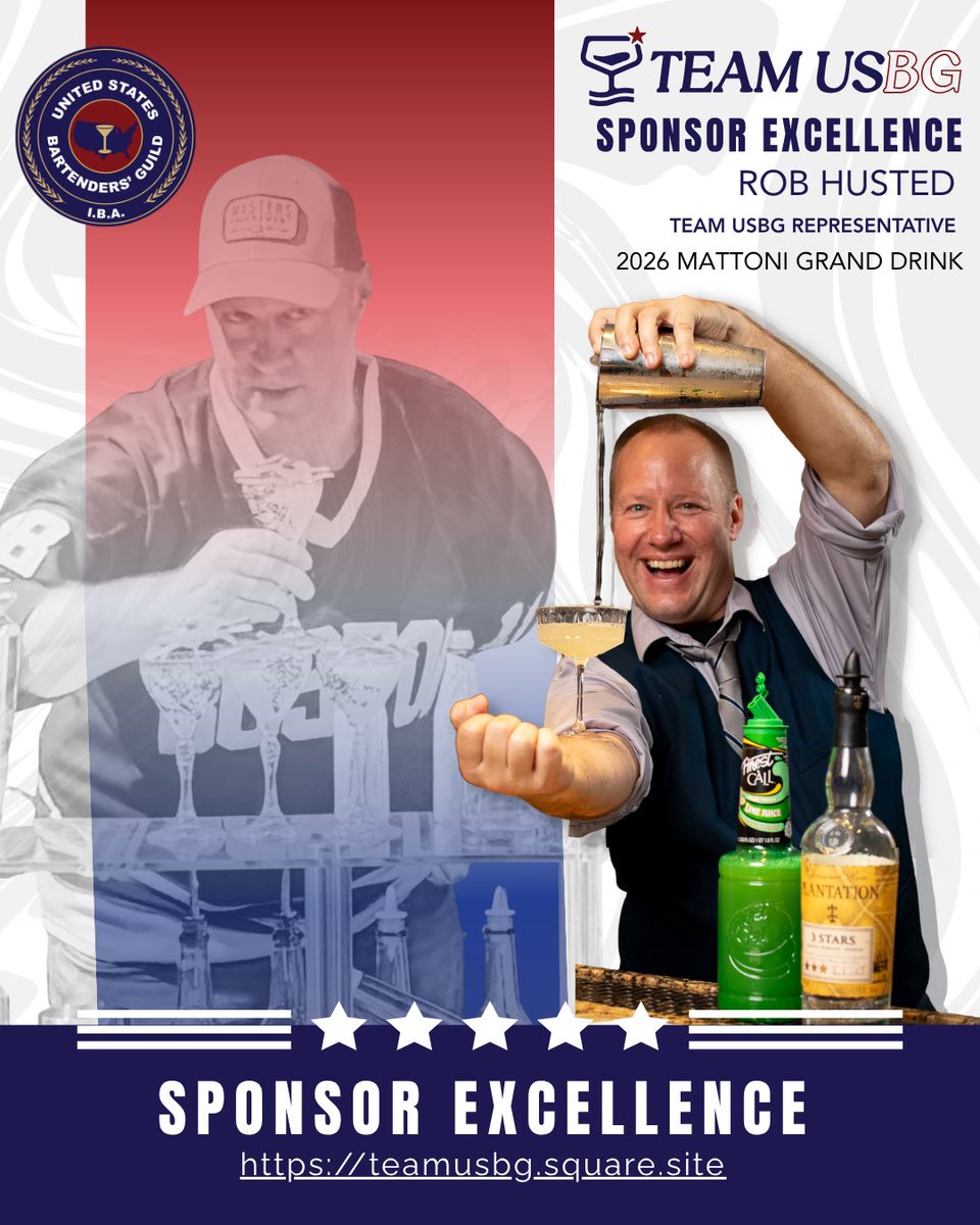 TheUSBG's tweet photo. Team USBG reflects the highest level of achievement within USBG’s competition programs and serves as a platform for professional development, representation, and excellence.
Sponsor excellence :trophy: Sponsor Team USBG HERE: https://t.co/WKes648ZVv
#usbg #TeamUSBG #bartender https://t.co/XgSoGFIj6r