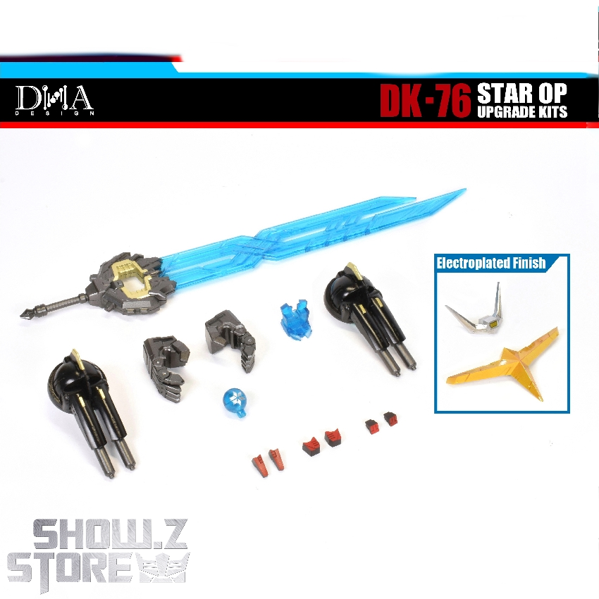 ShowZStore's tweet photo. [Coming Soon] DNA Design DK-76 Star OP Upgrade Kits
Full Price Unknown
https://t.co/TxkahJezME

#DNADesign #DK76 #StarOP #Upgrade Kits #G1 #TFs 
#actionfigure #transformer #modelkit #showzstore #Showzdailyreport https://t.co/j0NdQz3kdr