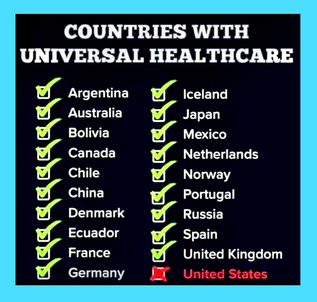 PaulineDavisLPD's tweet photo. @Scaramucci The richest country in the world can’t afford healthcare for its tax paying citizens. 

But Trump spent $80 billion to bomb Iran and now $300 billion more to build it back. https://t.co/nR9MI9dmEi