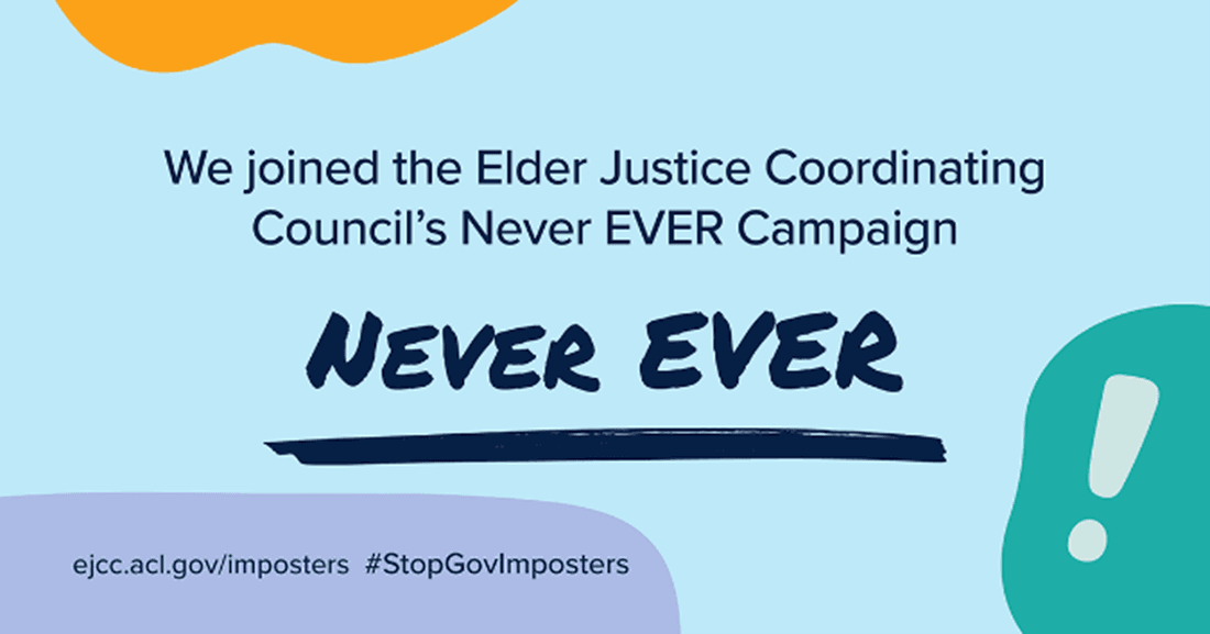OKCares2's tweet photo. We’re joining government agencies and organizations across the country to raise awareness about imposter scams. Learn the signs of an imposter scam so you can avoid them. #StopGovImposters https://t.co/lNX05FsMUd https://t.co/iUA7CdC71L