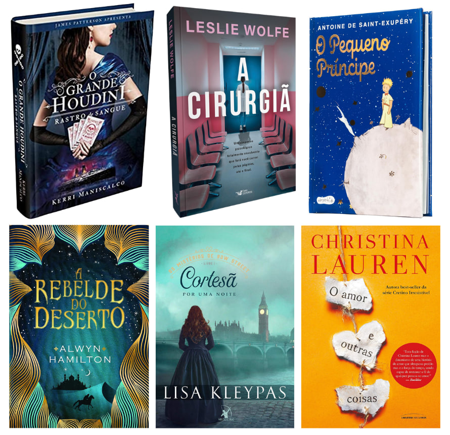 promohunters_'s tweet photo. 🔥 Ofertas na Amazon

📚 Rastro de Sangue: O Grande Houdini (capa dura) R$29,90
🛒https://t.co/2jSK0jllNb

📚 Cortesã por uma noite R$18,90 Pix
🛒https://t.co/0Syn8M29Kt

📚 O Pequeno Príncipe: Edição de Luxo (capa dura) R$13,93
🛒https://t.co/KvRI3vpzmi

📚 A rebelde do deserto R$22,99
🛒https://t.co/tyjJfzzY66

📚 O amor e outras coisas R$21,37 no Pix
🛒https://t.co/L4fQ1zGq6c 

📚 A cirurgiã R$23,45
🛒https://t.co/q8shoARIzr