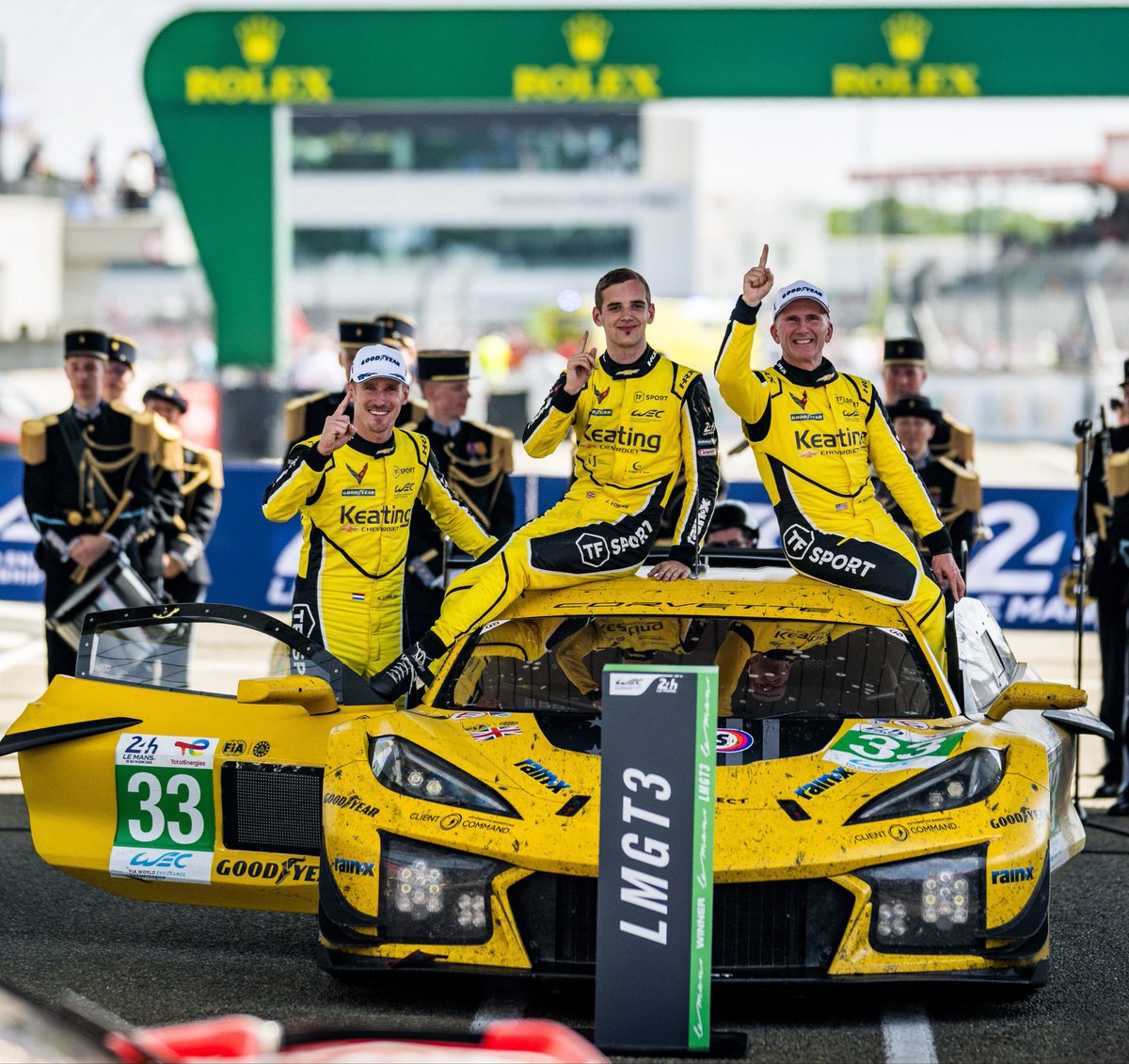 JonnyEdgar_'s tweet photo. Yesterday wasn’t a dream then 🏆 It’s still sinking in that we won the @24hoursoflemans.

I have to say how grateful I am to everyone who’s supported me - for all the messages, and again to the @OfficialTFSport team, @keatingcarguy and @nickcatsburg for their incredible work! 🙏🏼 https://t.co/qbSfNTfiGW