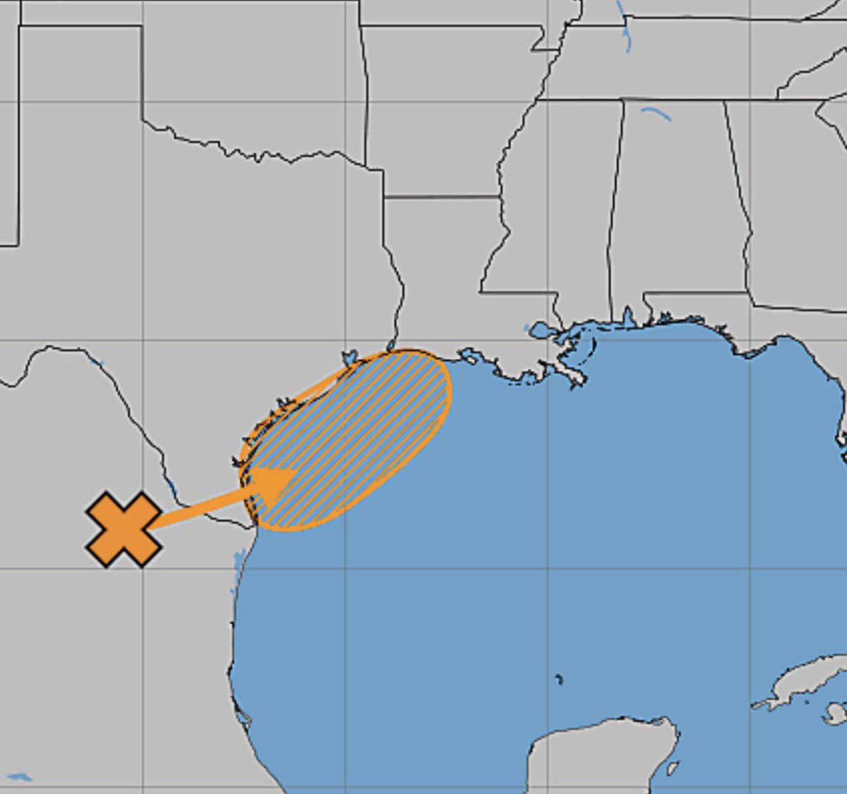 NickGunterWX's tweet photo. 🌀 We’re monitoring a disturbance that could develop in the northwestern Gulf later this week.Regardless of development, the system is expected to bring periods of heavy rain and gusty winds to parts of the Gulf Coast late this week. https://t.co/jZZfmkTIkC
