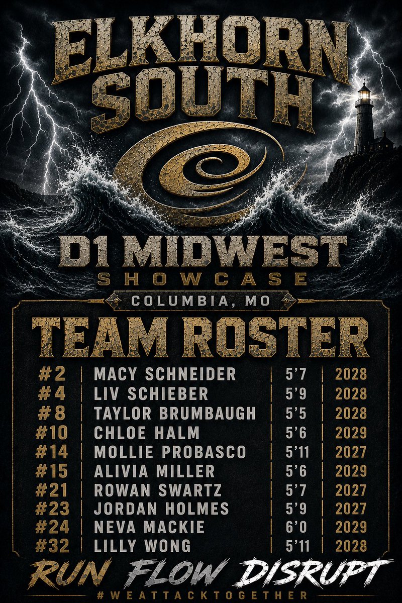 elksouthgbb's tweet photo. ‼️ Heading Down To Tiger Country ‼️🐯🚍

The Storm Are Playing In The @MW_Showcase This Weekend In Columbia. ⚡️

📍Columbia Sports Fieldhouse

Team Roster ➕ Weekend Schedule ⤵️

Player Inquiries ➡️ @CoachNannen 📲

#WEATTACKTOGETHER 🌊 https://t.co/NcBDOSeRce