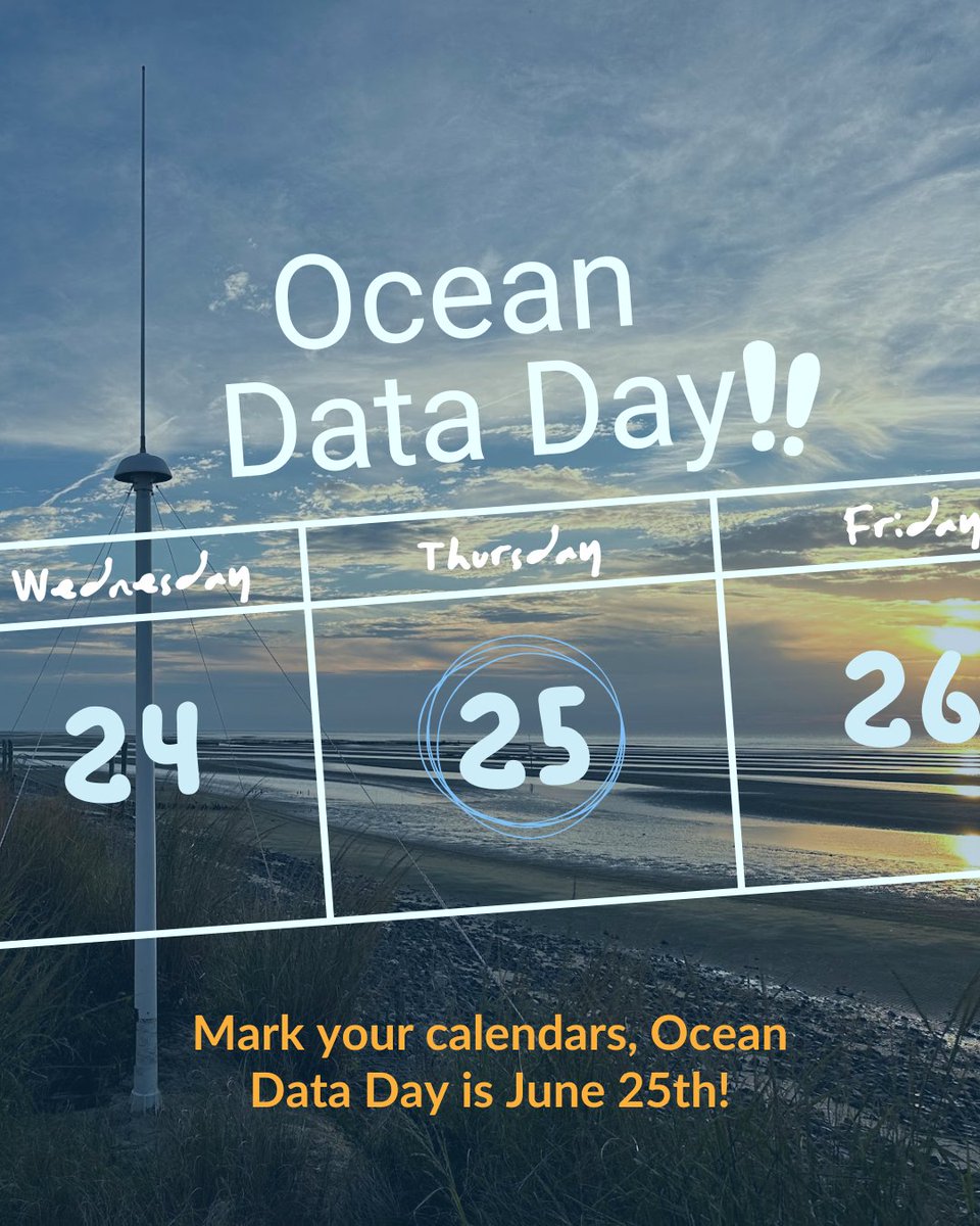 maracoos's tweet photo. On June 25 IOOS and the 11 IOOS Regional Associations are joining together to celebrate Ocean Data Day! 

Learn how you can get involved: https://t.co/OVu49nST7J

 #OceanDataDay #datasystems #sustainablefisheries #coastalcommunities #maritimesafety https://t.co/QCoupFBMGA