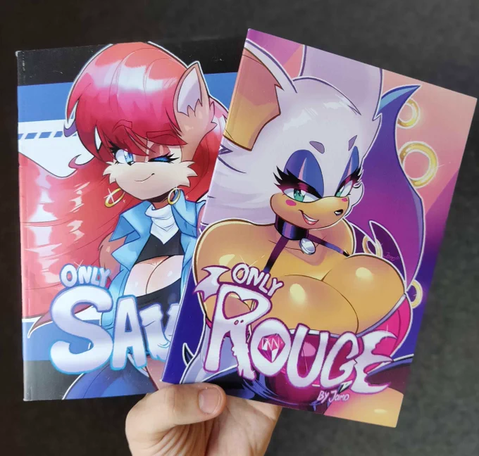 Both Only Rouge and Only Sally artbooks are once again available on my store! (as long as supplies last!)