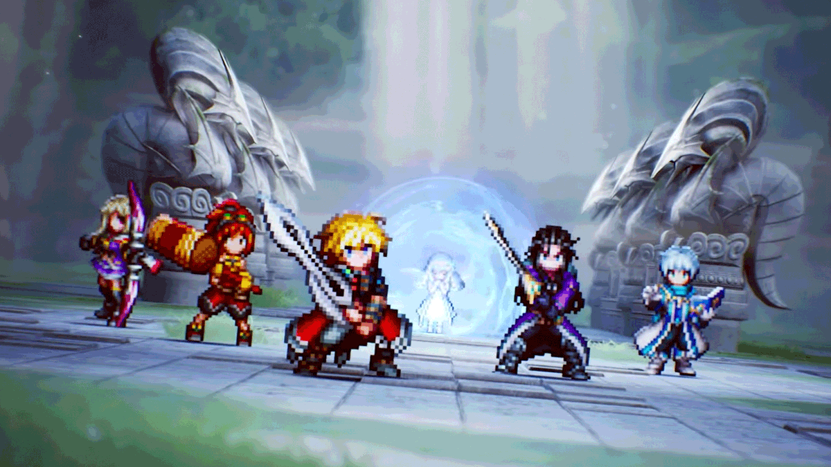 IGN's tweet photo. Final Fantasy Resonance's producer and director talk with IGN about how Final Fantasy V and VI inspired this new game that adapts the Brave Exvius story for a new console-style turn-based RPG. https://t.co/Szja5sV4kI https://t.co/CFQCddNtKX
