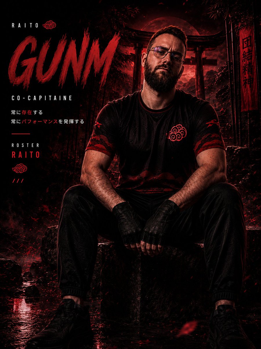 Outsouki's tweet photo. 🟥⚫ Focus sur GUNM, co-capitaine du roster RAITO.

Toujours présent quand l’équipe a besoin de lui, toujours performant quand il faut répondre présent. Un pilier du roster, un leader sur qui l’on peut compter. 🔥

#OUTSOUKI #RAITO #GUNM #R6S #EsportFR 🏆 https://t.co/qA5f0xlP1U