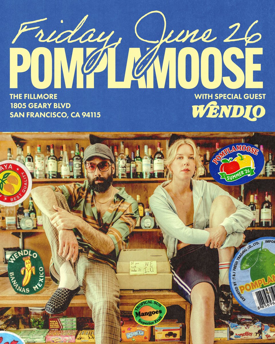 DoTheBay's tweet photo. 🍎 See @pomplamoose Friday, June 26 at the @FillmoreSF with special guest @wendlomusic! 

🎟️ WIN TICKETS: https://t.co/gK8KfLrsO6 https://t.co/onvRLrY0i6