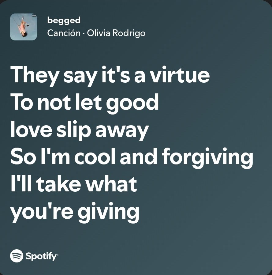 doubtaegguk's tweet photo. yo no compro mucho con la olivia rodrigo pero dejate de joder me hizo teta con este tema PORQUE SOY YO ESA y un poco (bastante) me deprime https://t.co/6sFWFpIkna