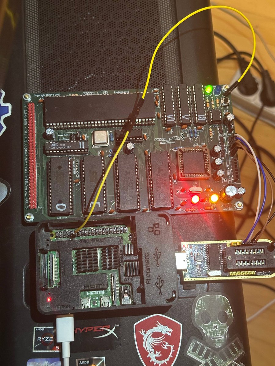 SolderDemon's tweet photo. Had an interesting idea for rosco_m68k.

I want to let anyone write and run programs for a real motorola 68010 system directly from the web.

Upload a .bin file, or write asm / C in the browser, run it, and see the output live. https://t.co/ofu3pEGYWU