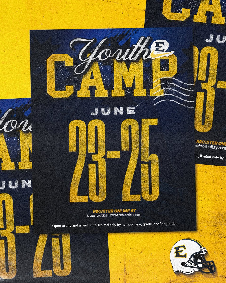 ETSUFootball's tweet photo. Future stars start here‼️

🔗 https://t.co/bw36nBeUhZ

#GoBucs | #BUCkleUp https://t.co/eJZLpQCkrc