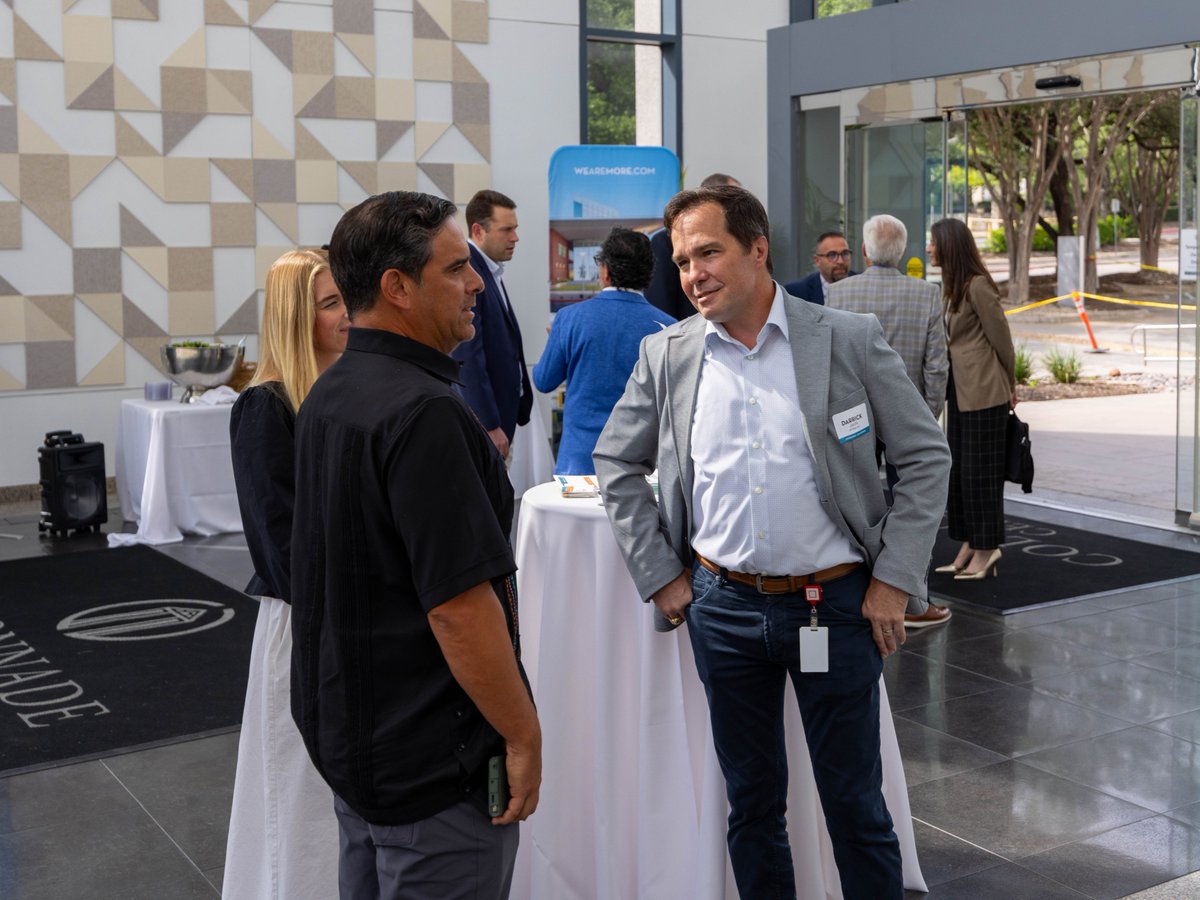 weareMOREgroup's tweet photo. Our Civic practice in San Antonio recently welcomed the community into their office for an awesome open house. Clients, partners, and local leaders all got an inside look at the ways our team approaches civic design across Texas and beyond! https://t.co/XnqcGgAHdv