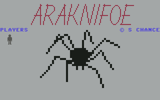 MuseumCommodore's tweet photo. Obscure C64 Games #23: Araknifoe

Title: Araknifoe
Publisher: Commodore Disk User / Argus Specialist Publications
Year: 1989
Genre: Shooting Gallery / Action

A quirky and original game where you must shoot incoming spiders back down the bath plug hole before they reach you. Fast reactions and joystick waggling are required to survive the ever-increasing arachnid onslaught.

Interesting fact: Released on the UK disk magazine Commodore Disk User (1989). A very strange but memorable budget-style title that has gained a cult following among fans of weird C64 games. It has the same sacry vibes as Forbidden Forest.

What do you think — ever played it?