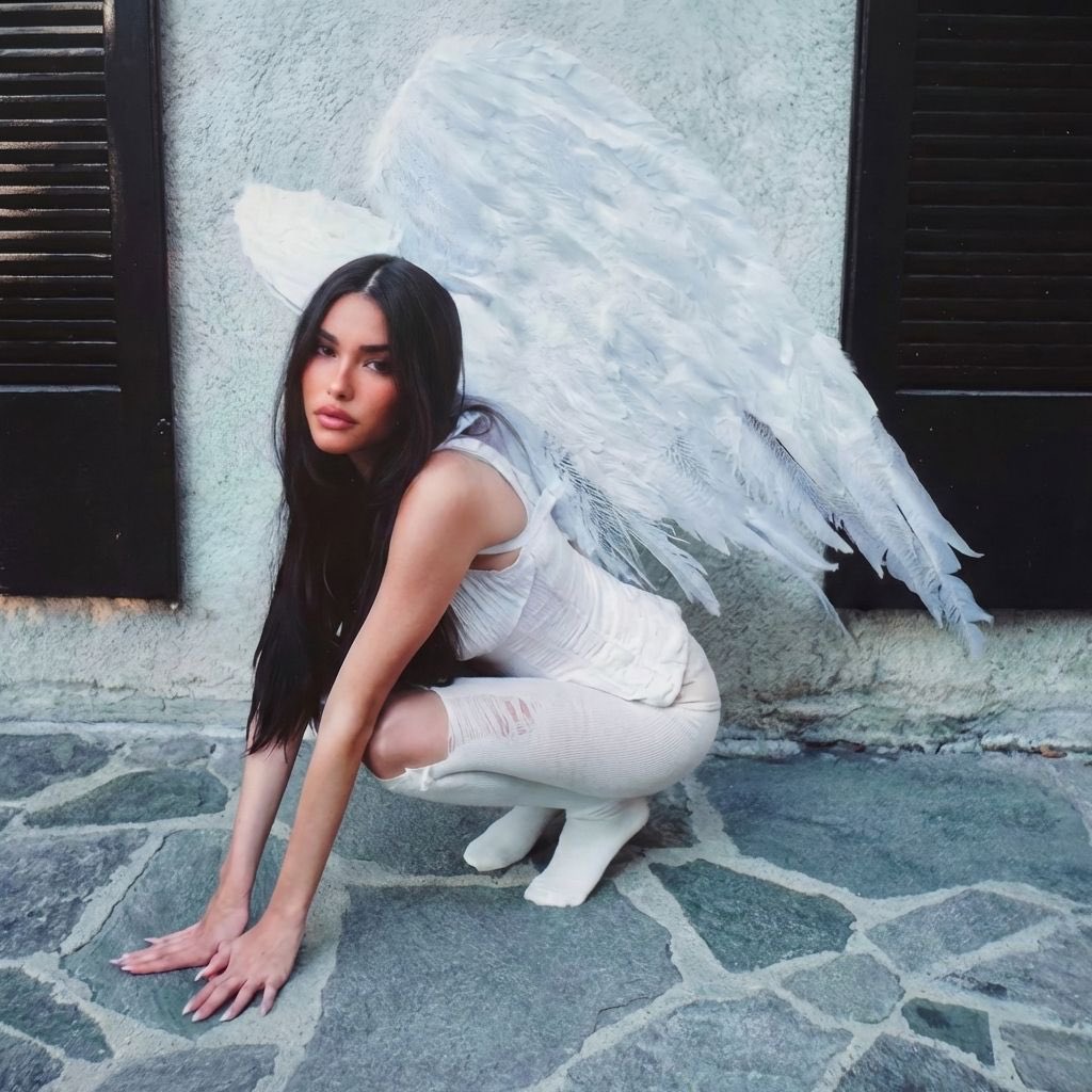 madisonchart's tweet photo. Madison Beer’s bad enough / angel wings Heart-Shaped vinyl sold out all 3,000 units in just 18 minutes. https://t.co/Iy3jZ2N5fW