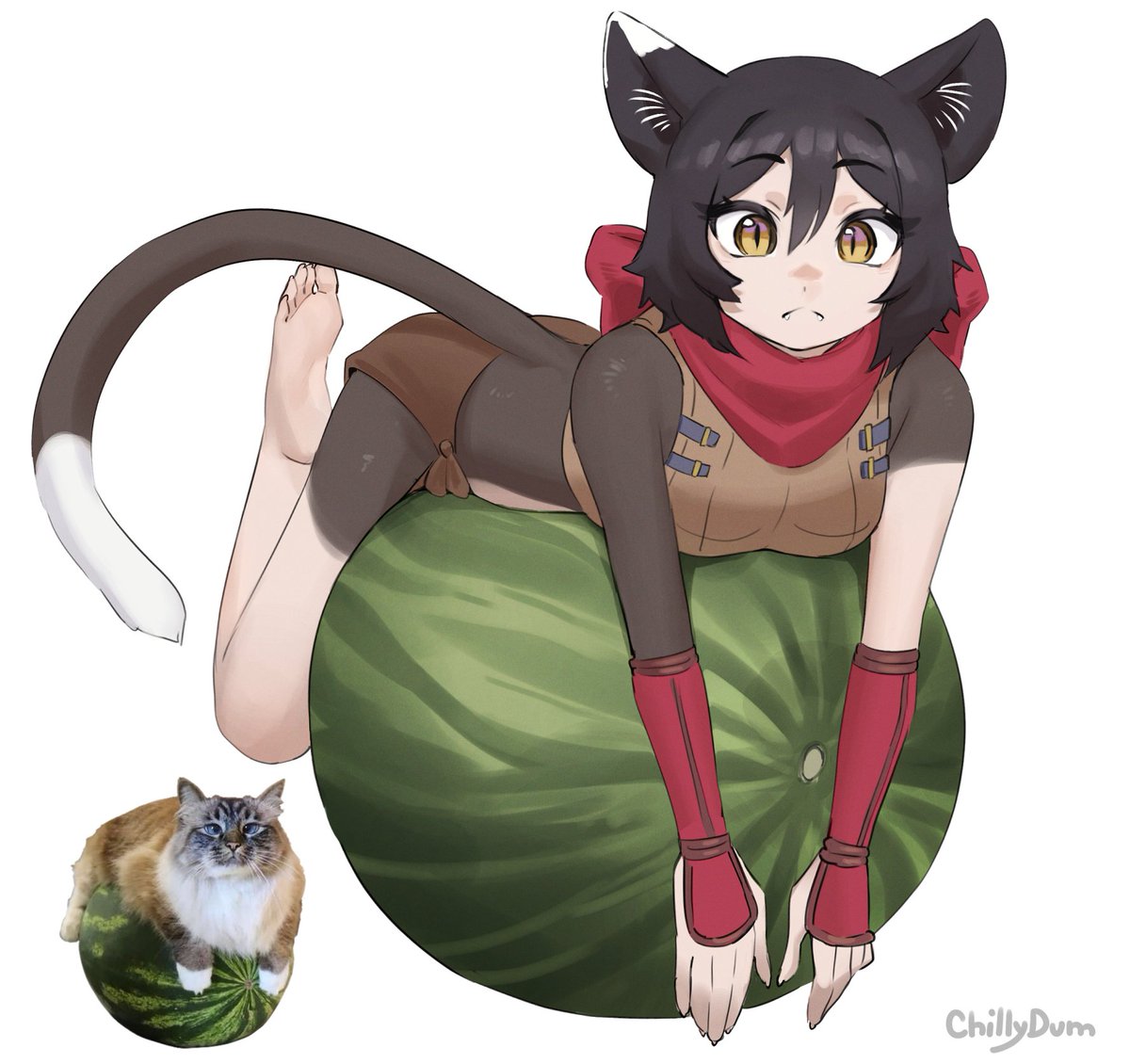 ChillyDum's tweet photo. Redrew this absolute creature 🍉 https://t.co/EHLEpLPWri