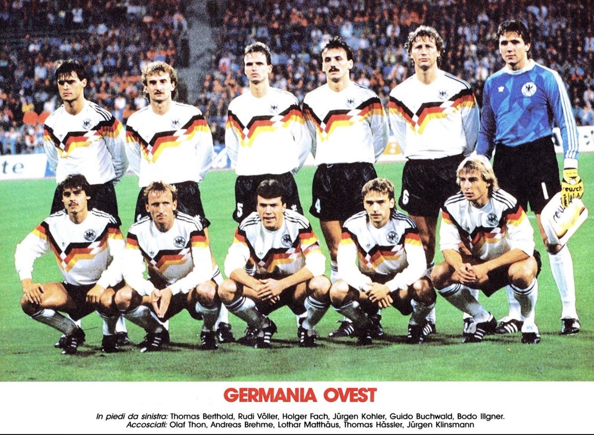 Theleaguemag's tweet photo. West Germany 1988 https://t.co/hg6Y43d9CM