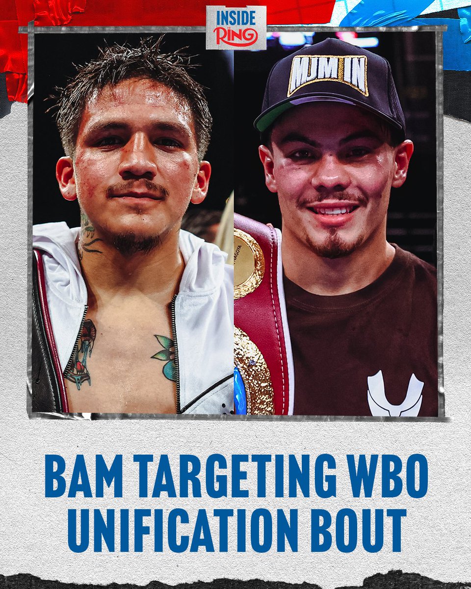 InsideRingShow's tweet photo. Jesse “Bam” Rodriguez is eyeing a unification bout with WBO bantamweight champion Christian Medina, Bam’s trainer, Robert Garcia tells The Ring’s @MikeCoppinger.

Garcia says they want one more fight at 118 pounds before moving up to 122. https://t.co/xR210SV9uS