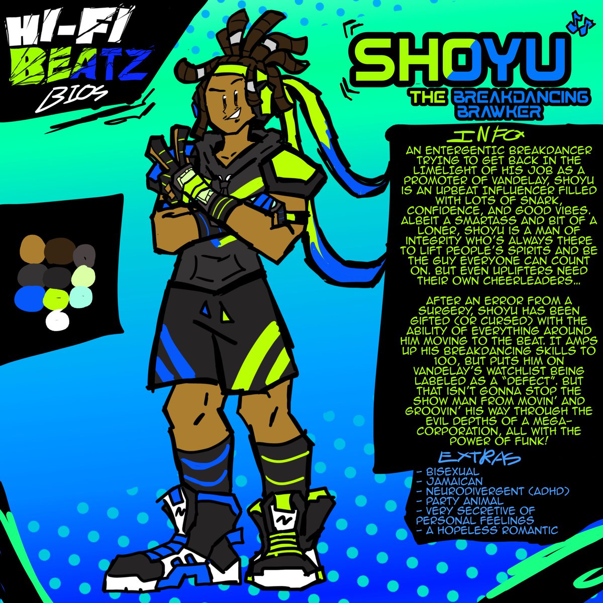front_ray's tweet photo. Redesigned an old friend :)
#HIFIRUSH #HIFIRUSHOC #OriginalCharacter https://t.co/CIyfZJsCWV