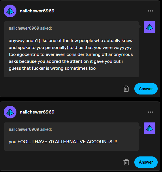 DiamondPastry's tweet photo. thought i'd make a post about this after months of this guy harassing me and spreading stuff. hating trainwreckshipping is fine, but i wish they just blocked and moved on instead of talking about a nonexistent doc for serious allegations... https://t.co/j5HCcSagm3