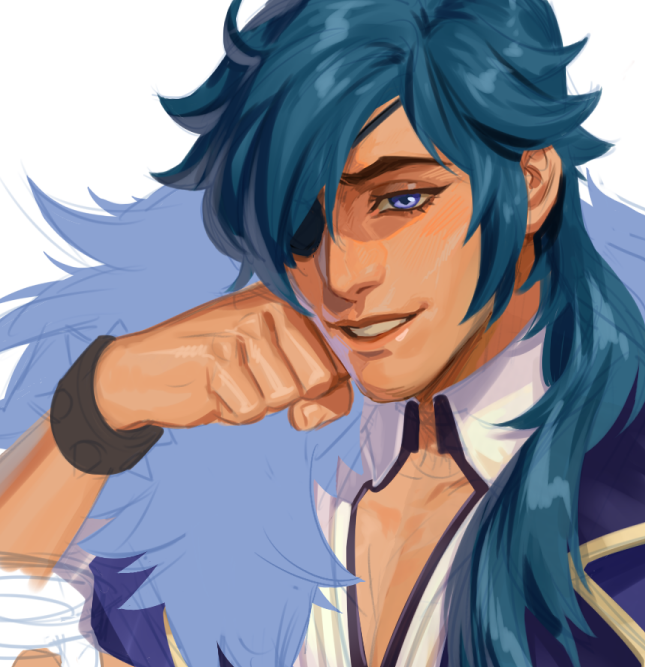 KaySD999's tweet photo. #wip #kaeya https://t.co/ty4joCUgpr