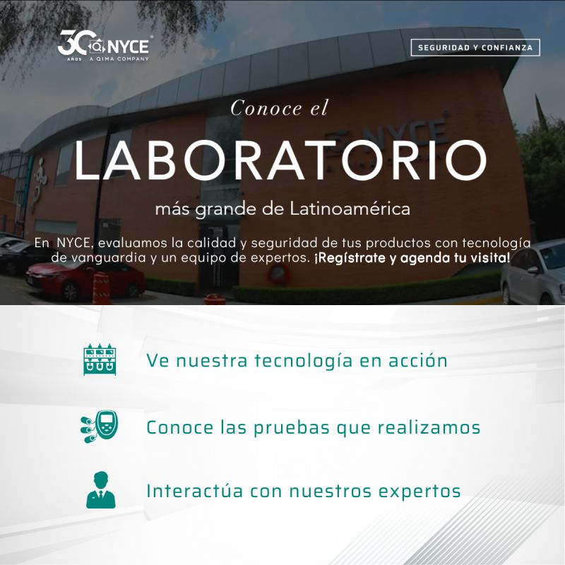 NYCE_MX's tweet photo. 🔍 Tecnología, innovación y expertos… ¡todo en un solo lugar!
Visita el #laboratorio más grande de #Latinoamérica en @NYCE_MX y descubre cómo impulsamos la calidad y seguridad de tus productos. https://t.co/Des2Mn0YeY