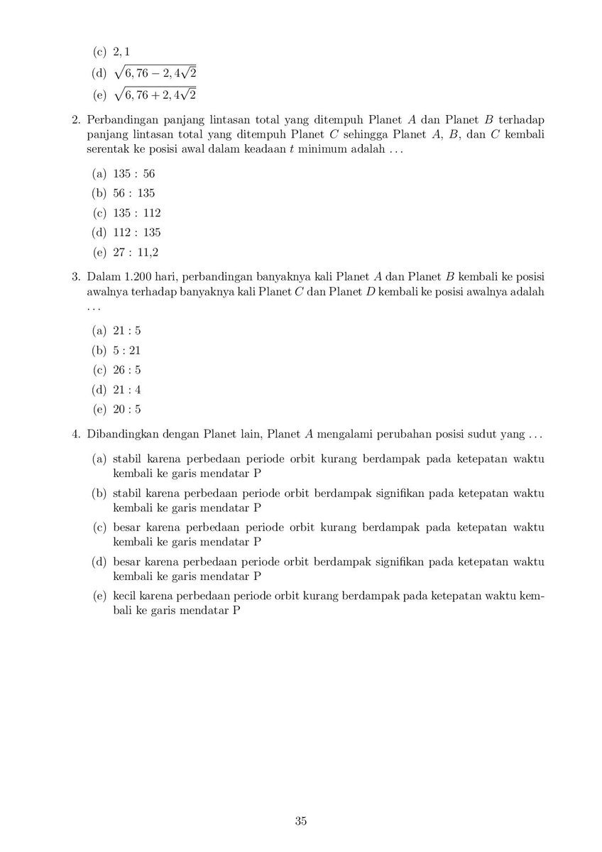 n4rciss1st_'s tweet photo. 🗣️:AHH SOAL 24 PASTI KROCO NIH

nih, sneak peek soal LBI SNBT 2024, harusnya sih ini ada di PM sih bukan di LBI😅 https://t.co/UW829DevgC