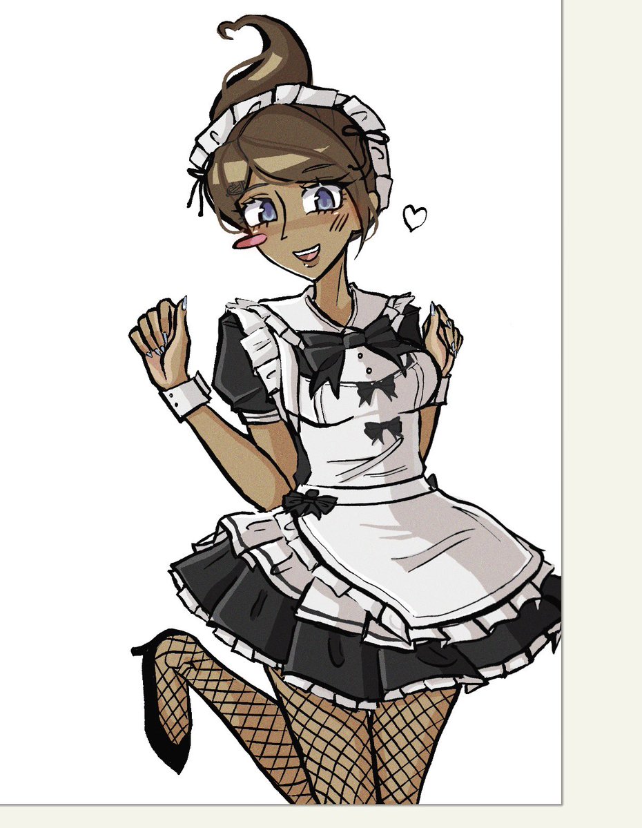 kaeqdew's tweet photo. aww awww hi aoi!!! so cute #danganronpa https://t.co/DYeNq1SHWj
