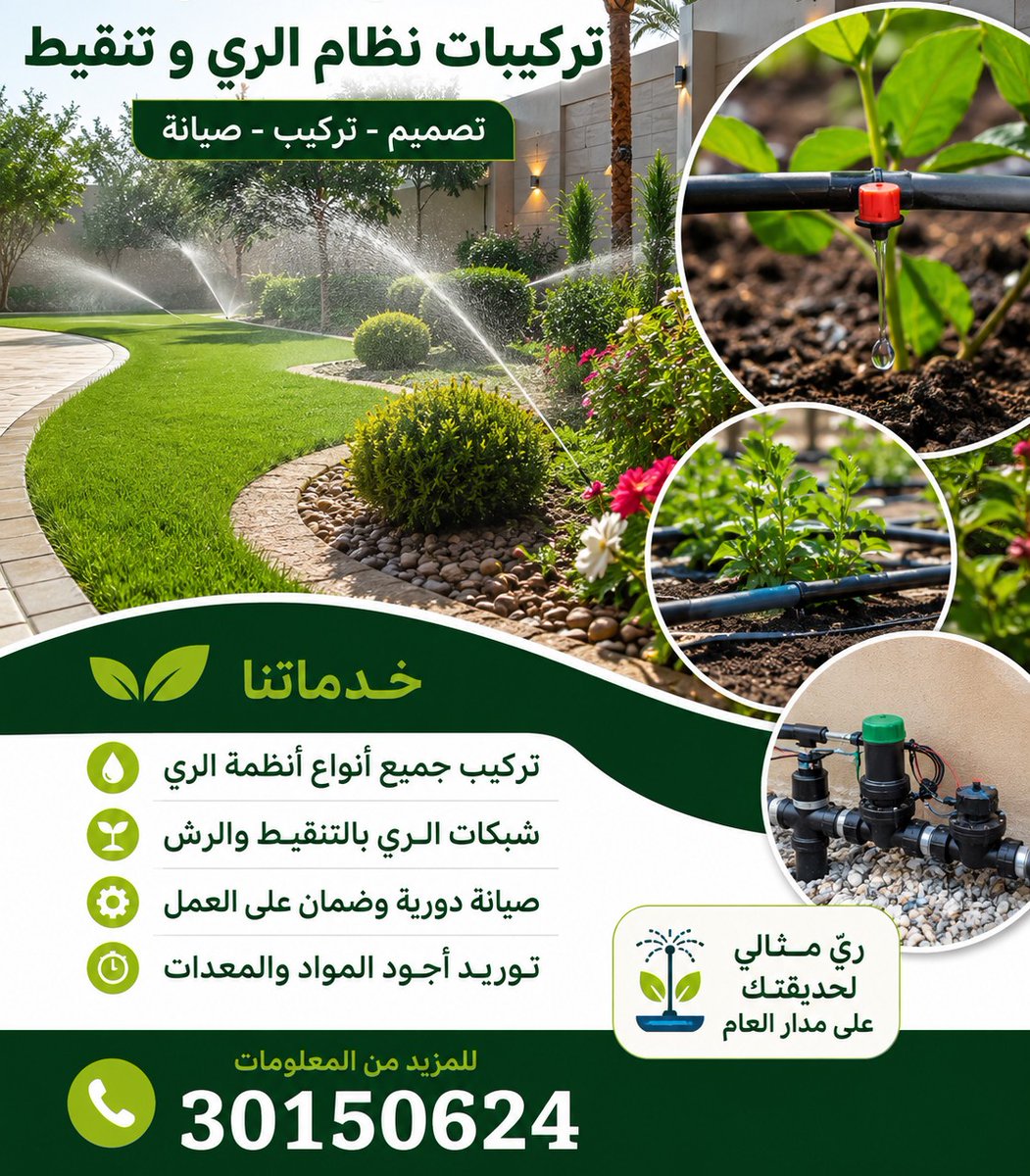 fahad71960's tweet photo. Green Yard Qatar garden maintenance services 
الخدمات الصيانة الحدائق تصميم و تنسيق اشجار و نباتات داخلية و خارجية المزيد معلومات+97430150624 https://t.co/1qazd23Tp2