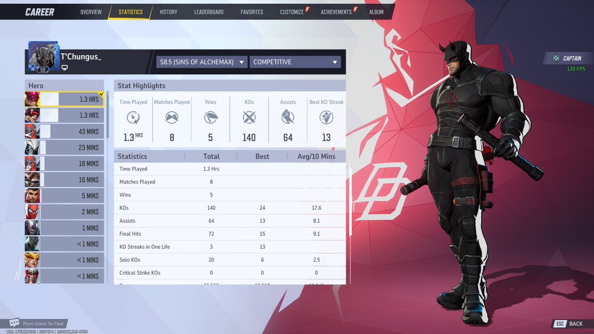 jthodges20's tweet photo. the changes make you play different and are still an objectively bad way to nerf him but just in case anybody thinks im whining bc of skill issue, no, im not lmao

gm2 alt for practice and learning rn https://t.co/OfpJAMR1ts