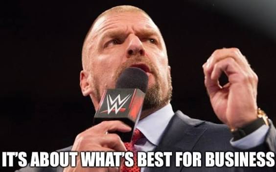PandaSmash14's tweet photo. Y’all keep forgetting TKO also owns UFC. So mixing the biggest stars from WWE to go to the event …..to bolster their own product…..doesn’t have to mean they agree with those politics. 

It’s business. 

And as triple H always says https://t.co/Y2DlShhiXX