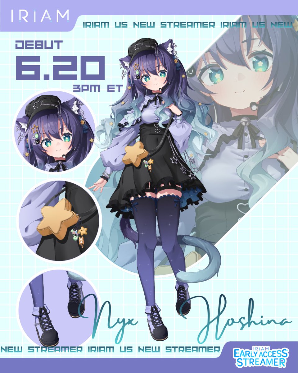 Nyx Hoshina【IRIAM US Pre-Debut】 tweet media