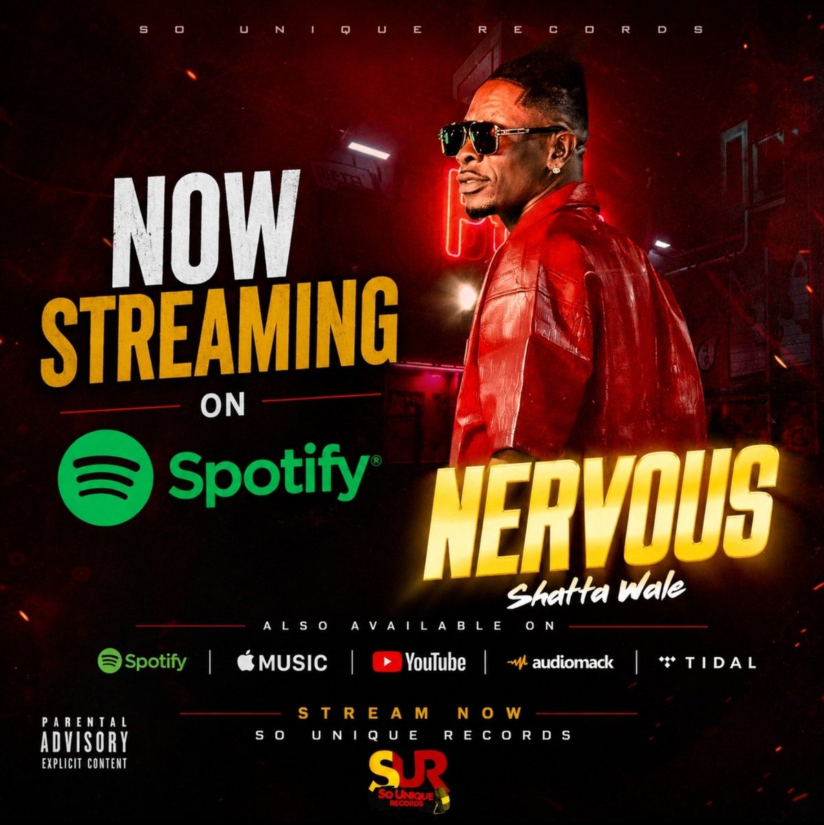 KimsMediaHouse's tweet photo. 🔥 "Nervous" by Shatta Wale is OUT NOW!

Turn the volume up and stream it on Spotify 🎧⚡ 
@shattawalegh

https://t.co/c0biCZxlMe

#ShattaWale #Nervous #NowStreaming #Dancehall https://t.co/2F1EJOib7j