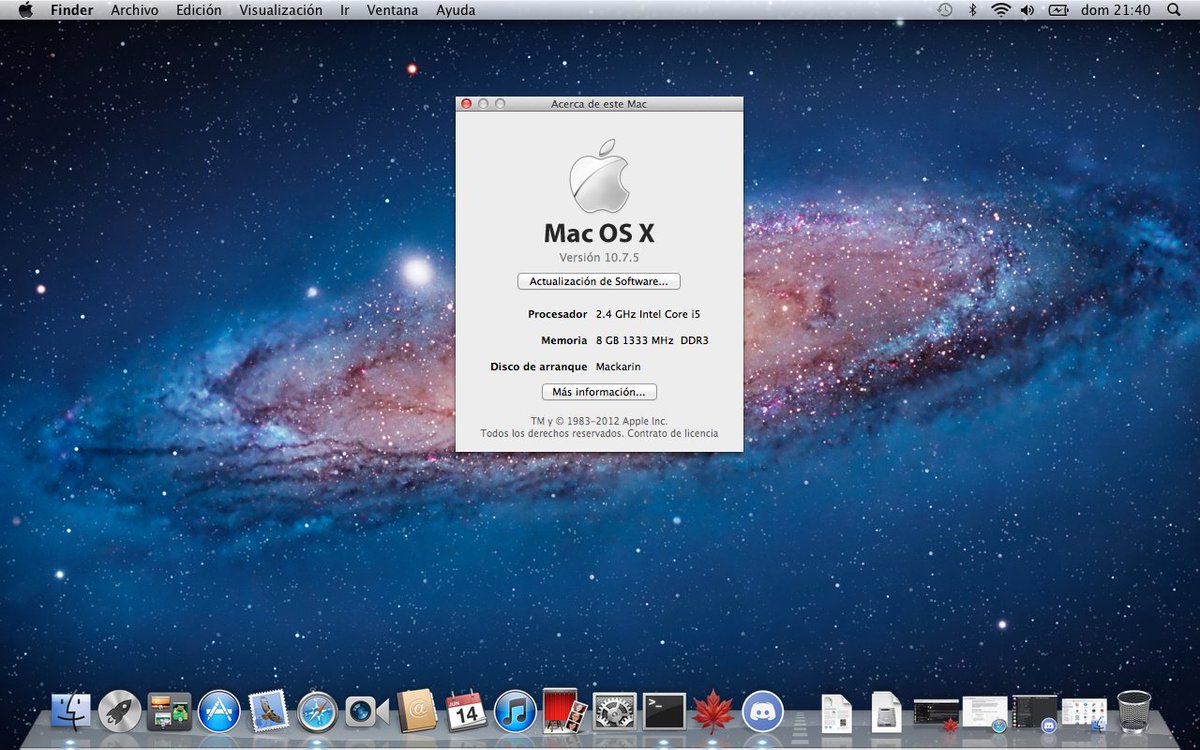 MelDoodlesVT's tweet photo. Whoever said old Macs are useless clearly doesn't know.

Posting this from a 2011 MacBook Pro with Intel HD Graphics using MacOS X Lion. Discord, YouTube and Twitter work flawlessly thanks to the Momiji Browser. https://t.co/kBRA5KWAU4