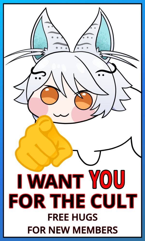 Cursed_Saiya's tweet photo. I promise snacks and hugs everyday #vtubers~! https://t.co/6VWjBIEZA4