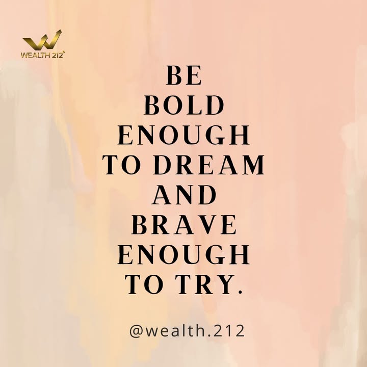 wealth_212's tweet photo. Wake up Brave and GO! https://t.co/6wq7AIti02