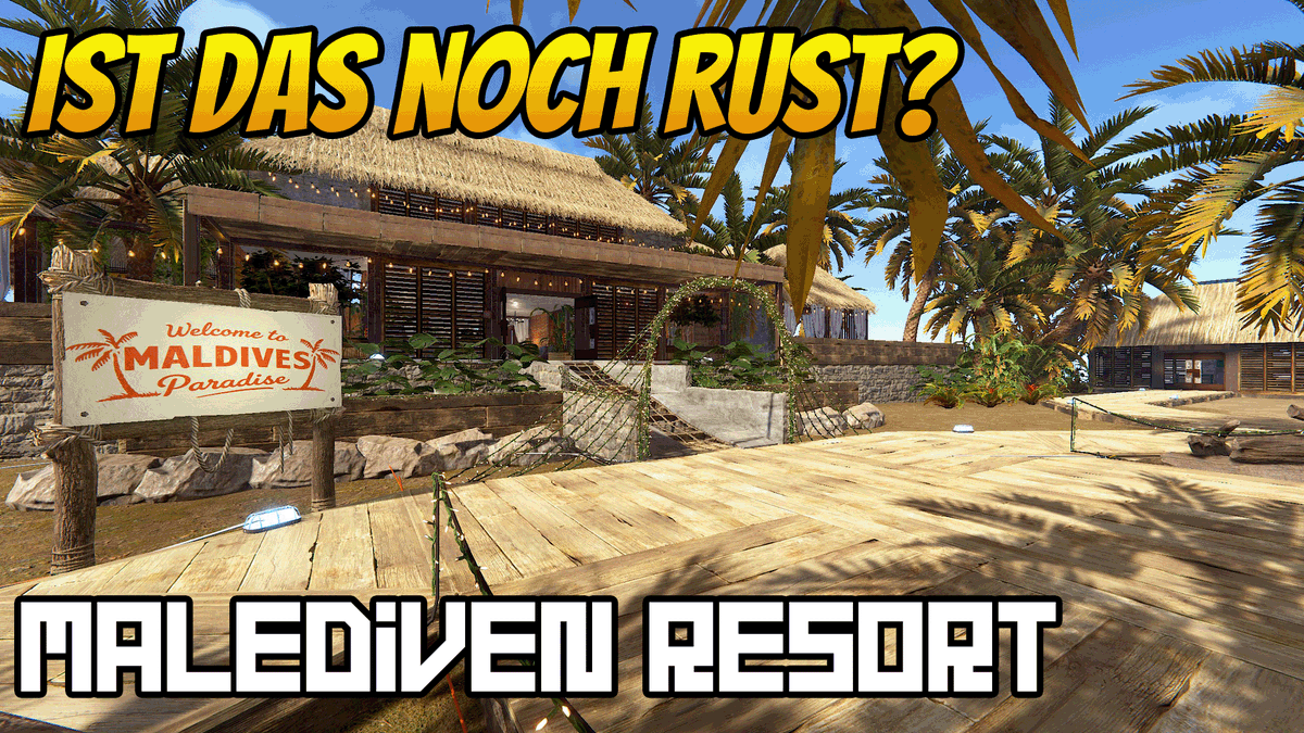xDreadPandax's tweet photo. MUSS man gesehen haben! Paradiesisches MALEDIVEN RESORT 🌴

Video 🏡: https://t.co/FJGFzl9aRZ

#rust #letsplay #architecture https://t.co/H3vlCVPBCd