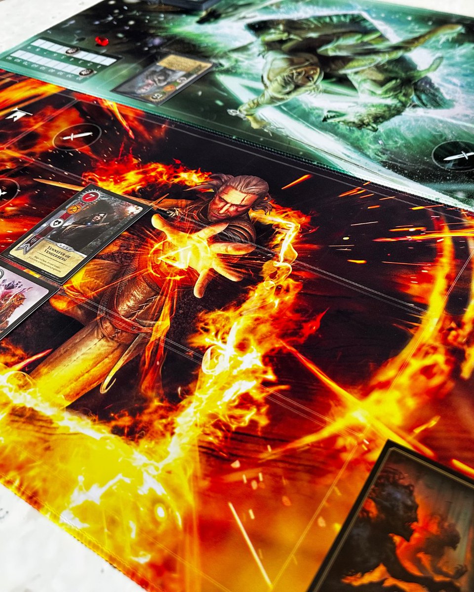 NoLoadingGames_'s tweet photo. Whose side are you choosing when playing a game of Gwent?

NEW Geralt and Ciri playmats are available to pre-order.
➡️ Get yours here: https://t.co/b7dgOOQtR8 https://t.co/ded8CXuIJQ