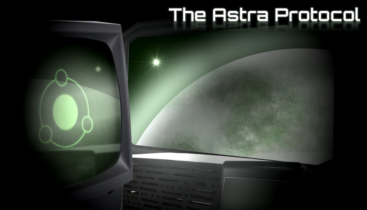 slicebargames's tweet photo. We've been working on the capsule art for The Astra Protocol's Steam page

Its taken many iterations, from rough placeholder images, to the final product, made from photos &amp; photoshop

Can anyone tell the items used for the 'final' image?
#indiegame #indiedev #gamedev #spacesim https://t.co/C45rijqfKv