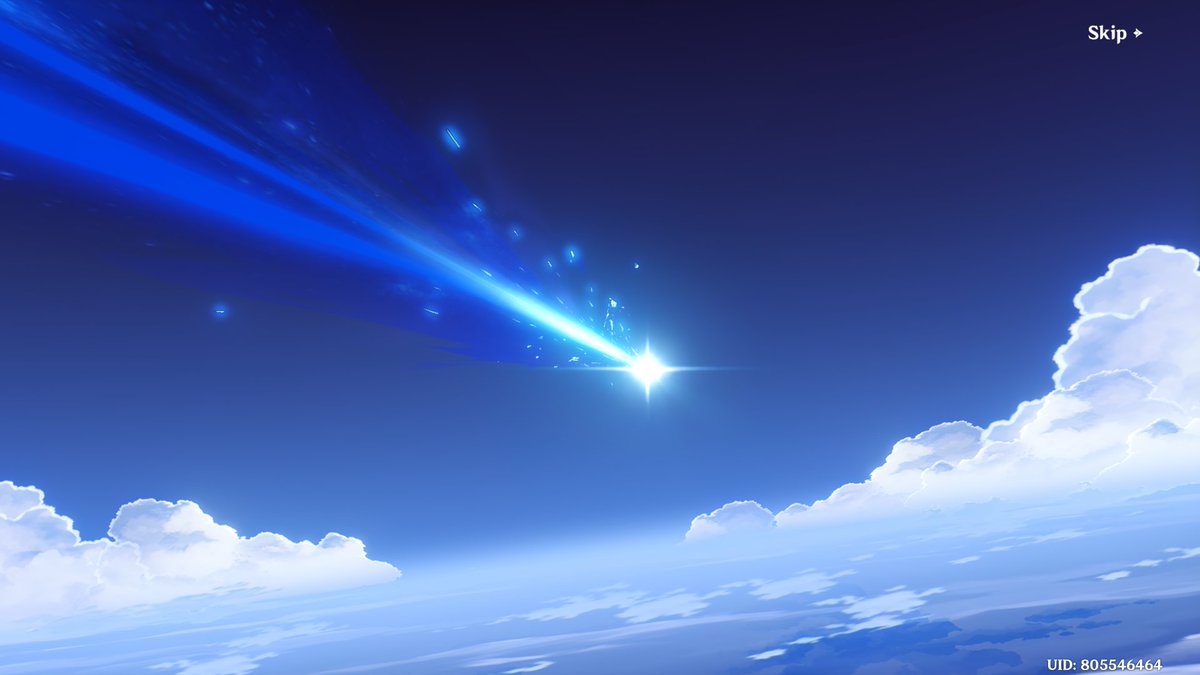 impandon's tweet photo. So Genshin does have a skip button in some cutscenes… which means the technology exists https://t.co/llYWmxp1tm