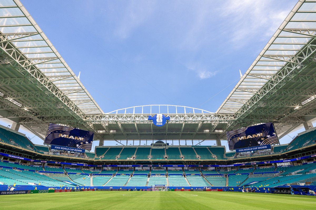 SaudiNT's tweet photo. ملعب ميامي 🏟️
بانتظار وصول الصقور الخضر 🦅💚
#السعودية_الأوروغواي | #قدام_بنفس_الروح https://t.co/RF7wnpXu0z