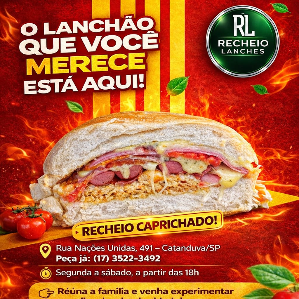 catanduva's tweet photo. 🔥 O lanche que vai conquistar seu paladar!😋🍔

📍 Rua Nações Unidas, 491 – Catanduva/SP

📞 Peça já: (17) 3522-3492
⏰ A partir das 18h

Acesse nosso cardápio 
https://t.co/Qc3Yzj3sTo

📲 Disk entrega: (17) 3522-3492

Qual vai ser o seu hoje? https://t.co/Bi9zrzMD2J