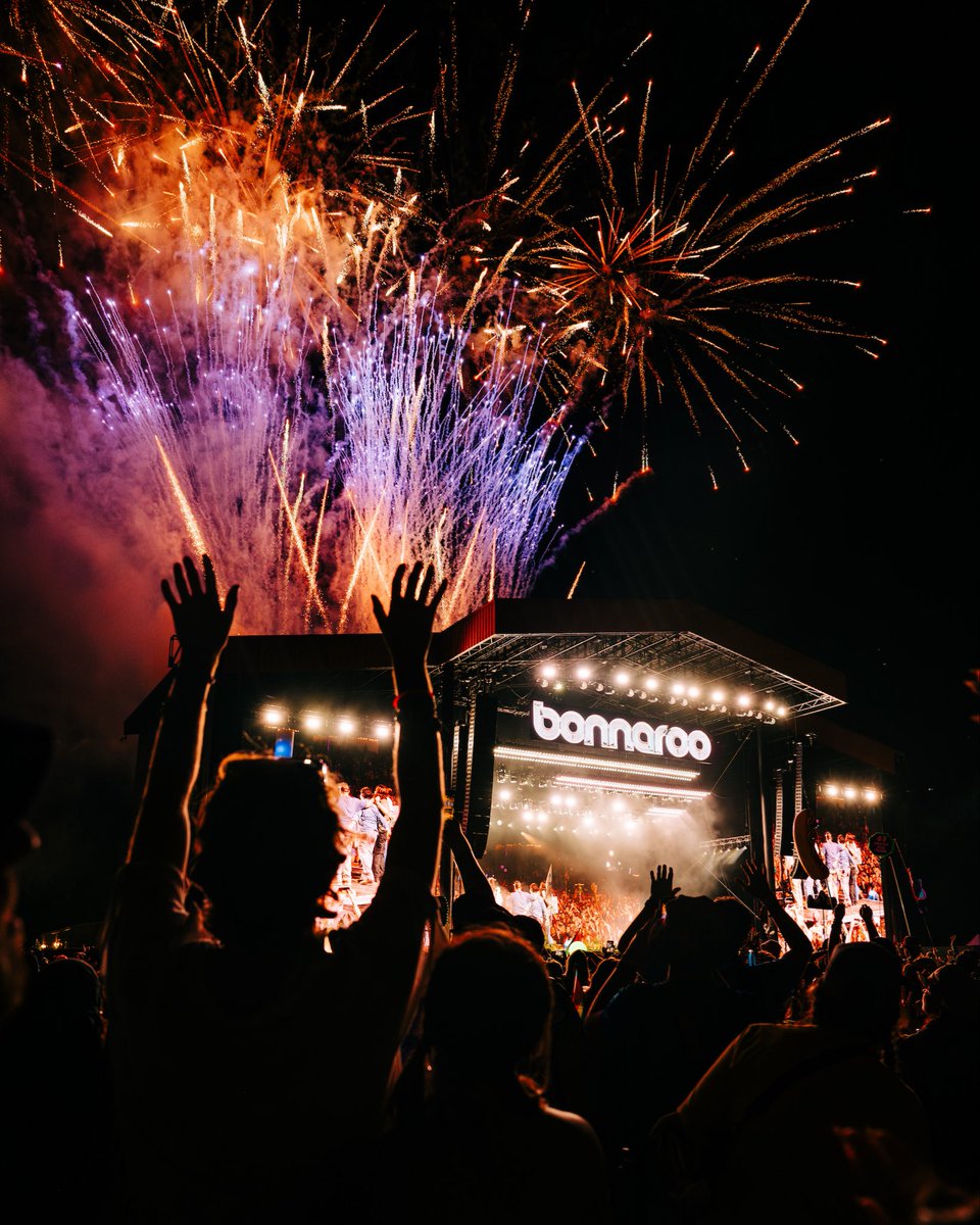 Bonnaroo's tweet photo. the spirit of roo was alive this weekend and it was all thanks to you ❤️ we hope you made it home safely and take some time to decompress and reflect on all the magic! ROO FOREVER ♾️ https://t.co/kPbYrG0vWJ