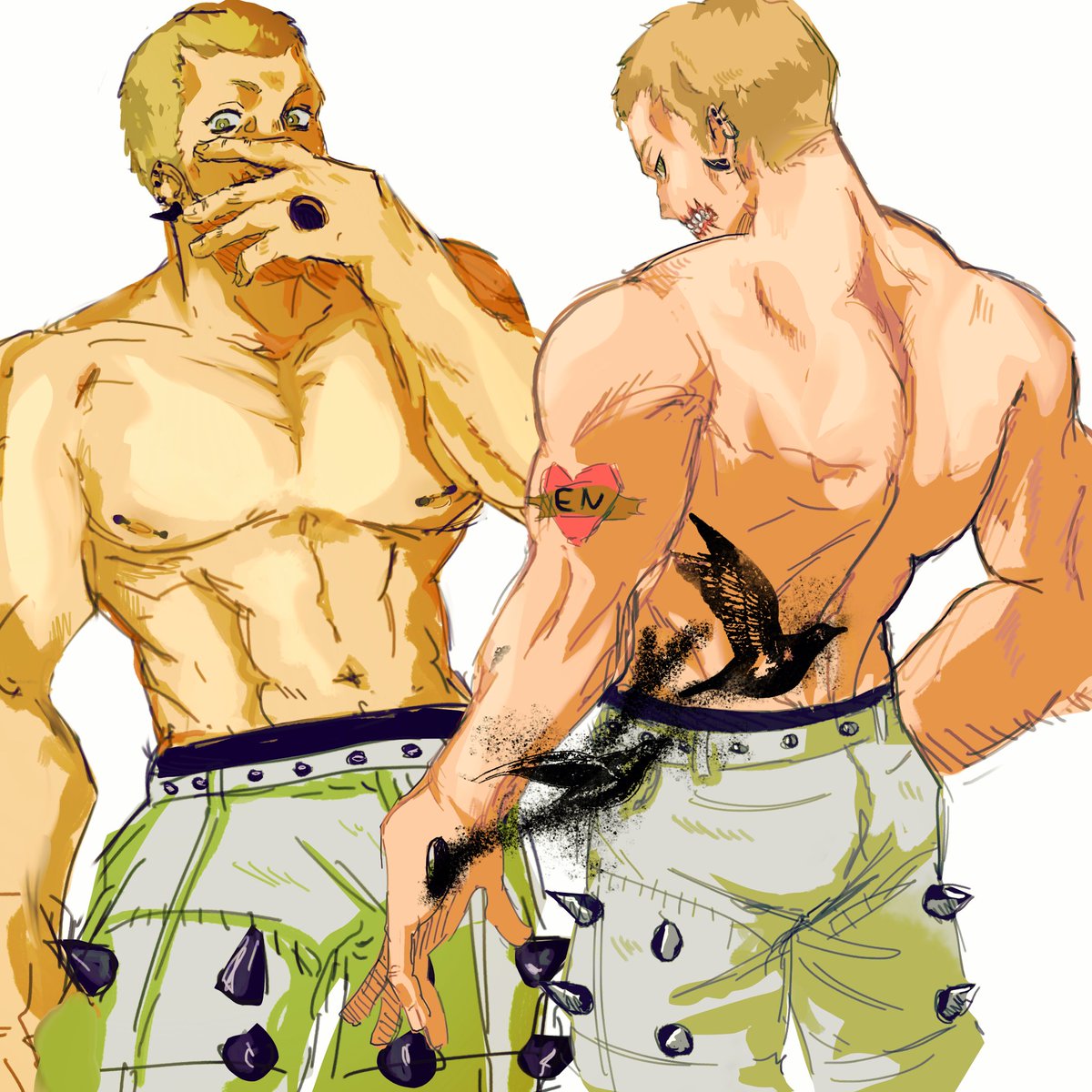 DiscuitBisco's tweet photo. I love you Chota

#Dorohedoro https://t.co/ChCeZ7fY5n