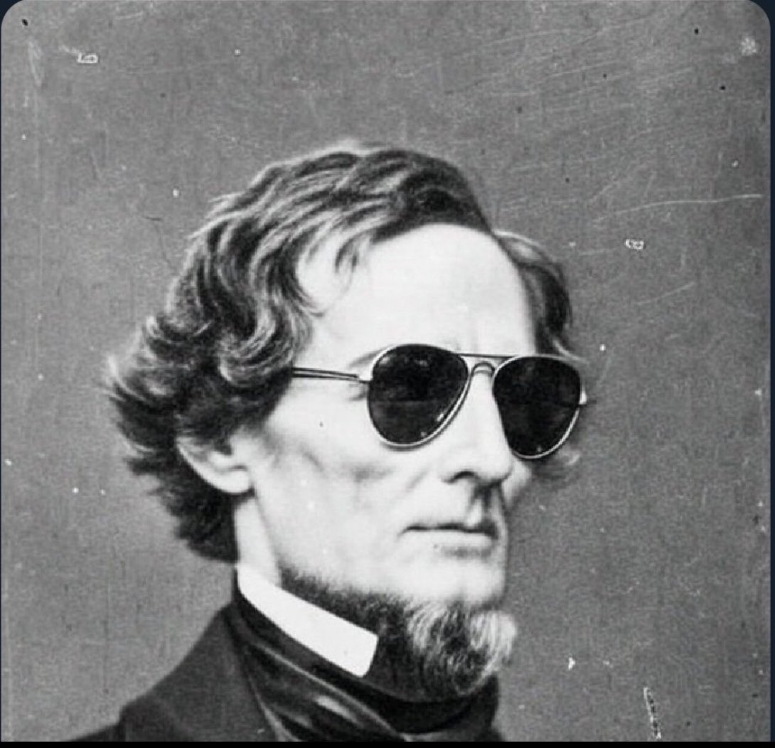 AccentsSouthern's tweet photo. “The trial of Jefferson Davis will be a terrible thing. Volumes- a library- of the most infernal treason will be brought to light. Davis will not be found guilty, and we shall stand there completely beaten.” 

-Francis Lieber https://t.co/oy3N0jp2XY