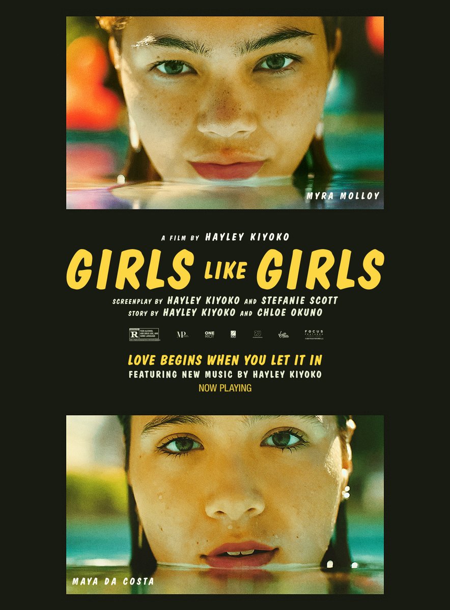 ReadingCalOaks's tweet photo. Love begins when you let it in. GIRLS LIKE GIRLS, a film by Hayley Kiyoko. Opening this Friday, June 19 💛 https://t.co/SJhbs6S8mf