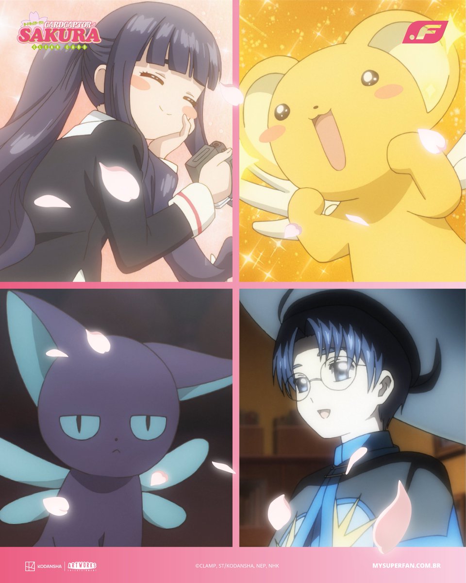 SuperFanBRA's tweet photo. O que esses quatro têm em comum? 

⏱️ Descubra amanhã (16) às 11h da manhã!

#CardcaptorSakura #CCさくら #SuperFanBrasil #SejaSuper https://t.co/BdHJTSUUO4